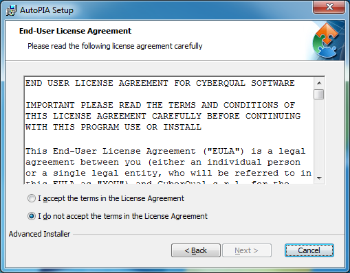 AutoPIA setup license agreement not selected.png